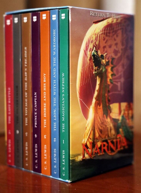 The Chronicles of Narnia by C.S. Lewis Boxed Set 1-7 Paperbacks (2010) Excellent