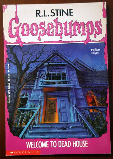 GOOSEBUMPS #1 Welcome to Dead House by R.L. Stine 1992 Scholastic Paperback 16th