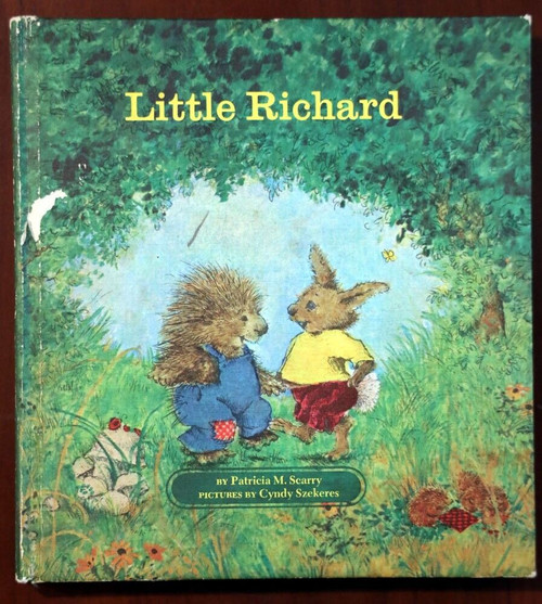 LITTLE RICHARD by Patricia M. Scarry & Cyndy Szekeres 1970 Vintage Hardcover