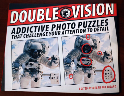 DOUBLE VISION Addictive Photo Puzzles by Megan McFarland 2007 Book - Humor/Games