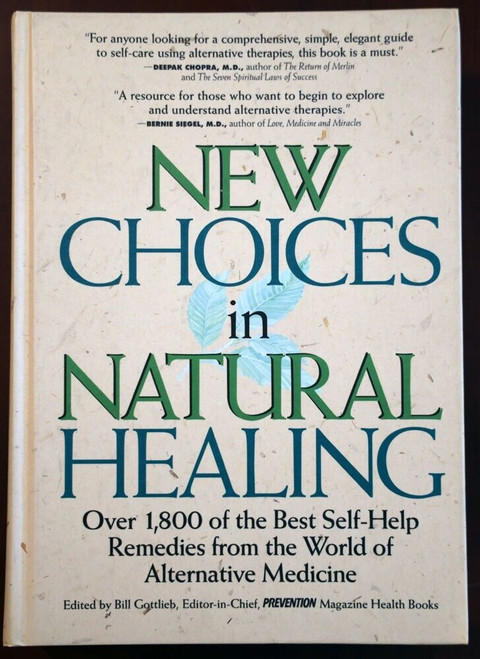 New Choices in Natural Healing HARDCOVER Alternative Medicine Remedies Self-Help