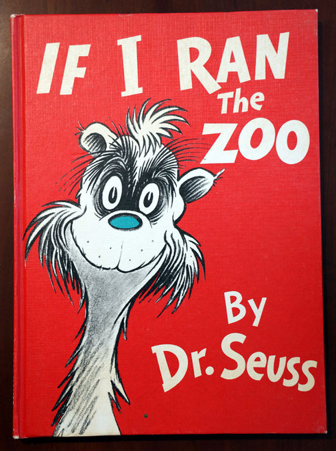 IF I RAN THE ZOO by Dr. Seuss RARE Vintage 1950 Children's Book Random House