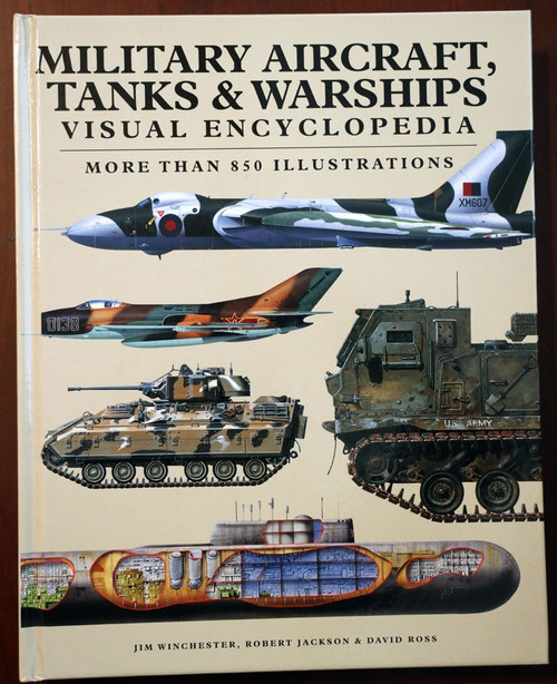 MILITARY AIRCRAFT, TANKS & WARSHIPS Visual Encyclopedia 2019 Hardcover AFVs