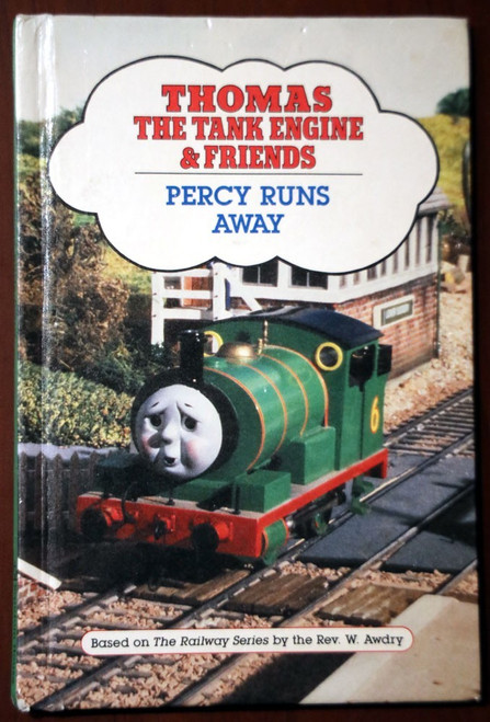 Thomas the Tank Engine & Friends PERCY RUNS AWAY 1991 1st American Edition Train