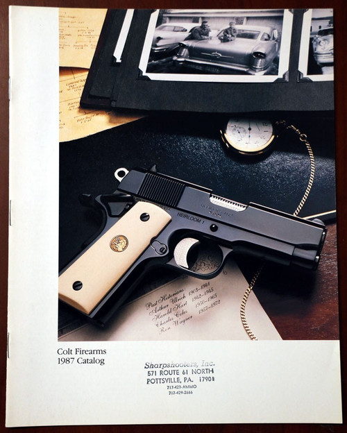 Colt Firearms 1987 Catalog - Handguns/Pistols/Rifles/Carbines/Revolvers/Scopes