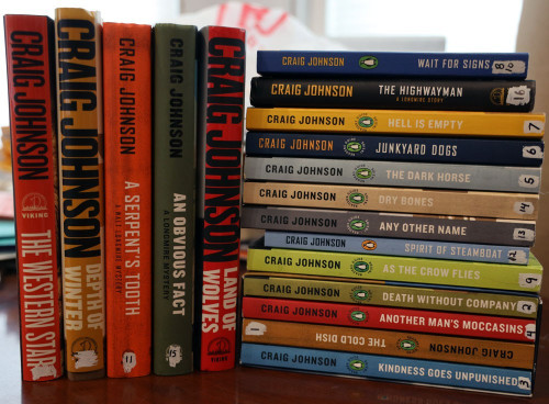CRAIG JOHNSON Book Lot of 18 Longmire Series/Netflix Hardcover + Paperback + Box