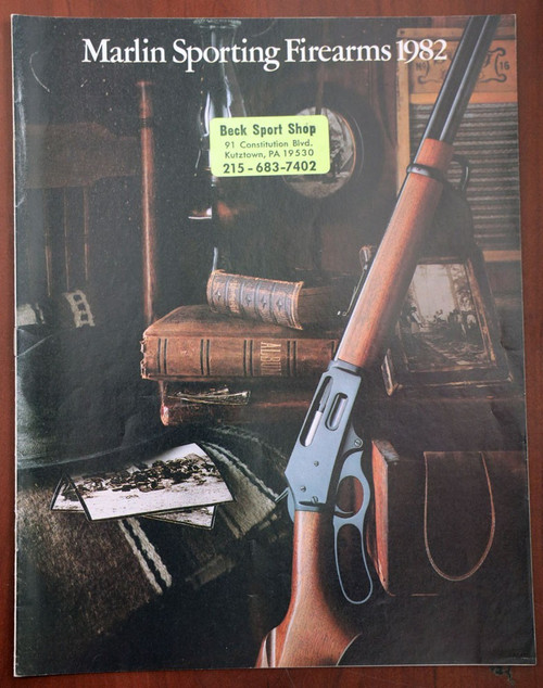 Marlin Sporting Firearms 1982 Catalog RIFLES/22 Bolt Action/Shotguns/Glenfield