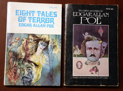 Eight Tales of Terror 1969 + Ten Great Mysteries of EDGAR ALLAN POE 1970 Books