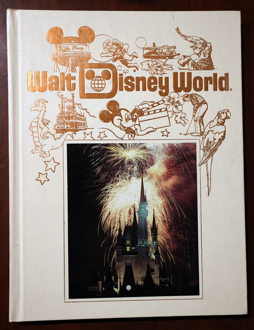 WALT DISNEY WORLD 1989 Vintage Pictorial Souvenir Book Hardcover Collectible WDW