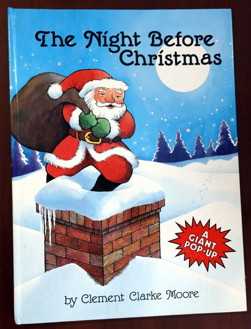 The Night Before Christmas by Clement C. Moore 1989 Giant Pop-Up Book Hallmark