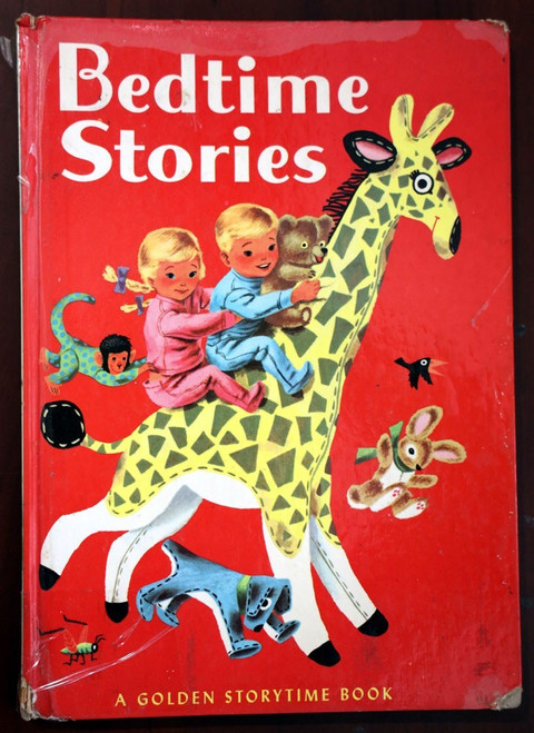 Bedtime Stories: Golden Storytime Book 1963 Vintage Book Richard Scarry Pics