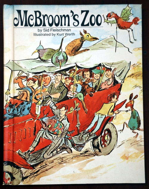 McBroom's Zoo by Sid Fleischman, Kurt Werth Vintage Weekly Reader Hardcover 1972