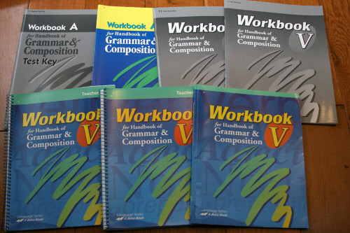 Grammar and Composition V A Beka Book Grade 11 Teacher Key, Workbooks, Test ++