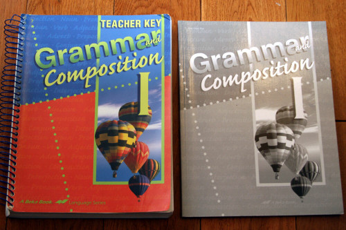 Grammar and Composition I A Beka Book 4th Edition Homeschool Lot GRADE 7 Chapman