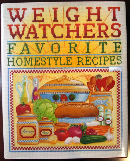 Weight Watchers Favorite Homestyle Recipes 1993 Cookbook First Printing HC/DJ WW