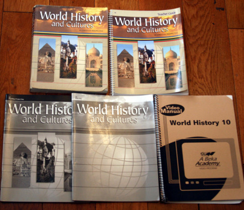 World History 10 A Beka Academy Homeschool Book Lot 2nd Edition Student/Teacher