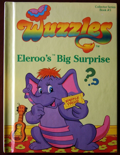 WUZZLES Eleroo's Big Surprise 1984 Hasbro Bradley Book #3 Collector Series TV
