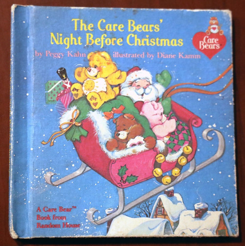 The Care Bears' Night Before Christmas 1985 Vintage Hardcover TV CHARACTER 1980s