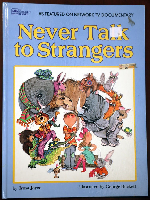 Never Talk to Strangers by Irma Joyce & George Buckett Golden Book TV Show 1967