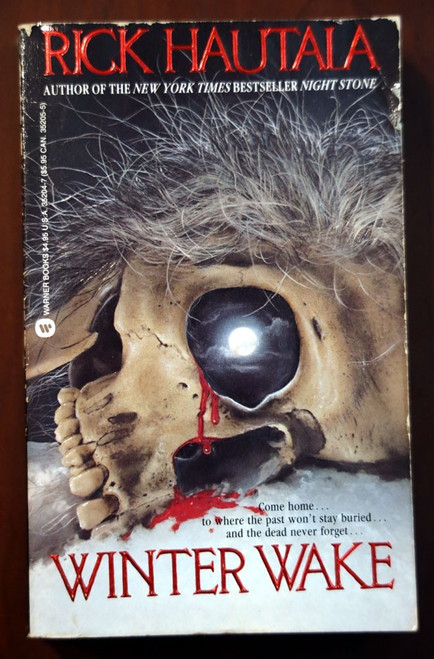 Winter Wake - Rick Hautala 1989 Vintage Warner Horror Paperback 1st Printing OOP