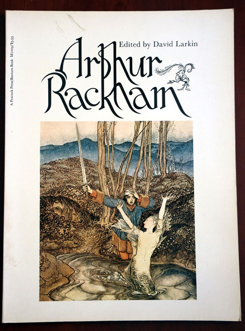 ARTHUR RACKHAM by David Larkin 1975 Illustrated ART Illustrator Vintage Book
