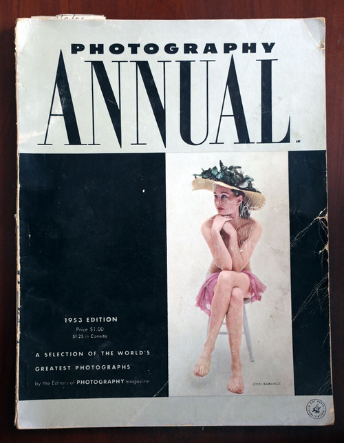 PHOTOGRAPHY ANNUAL 1953 Edition Vintage Magazine Photographs Ziff-Davis RARE