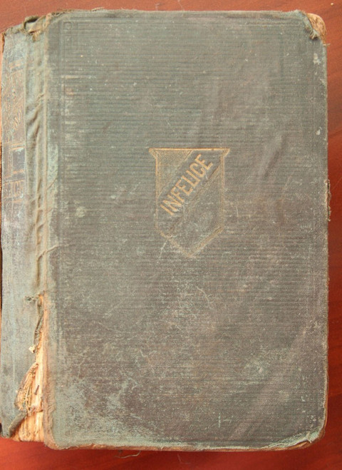 INFELICE by Augusta Evans Wilson  1877 G.W. Carleton & Co. Antique Novel
