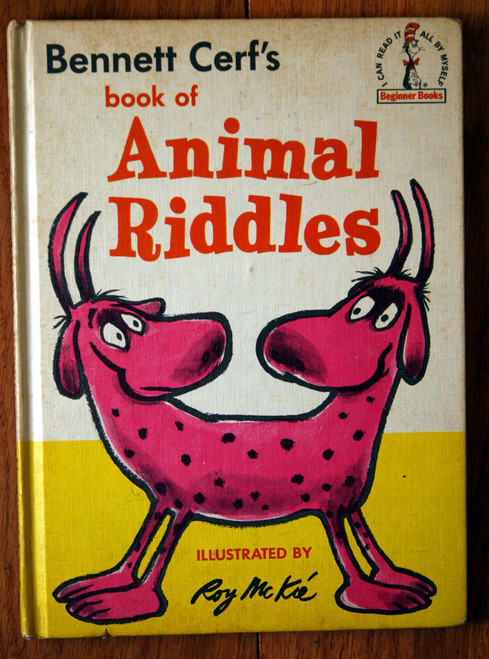 Bennett Cerf's Book of Animal Riddles 1964 Dr. Seuss Beginner Books Roy McKie