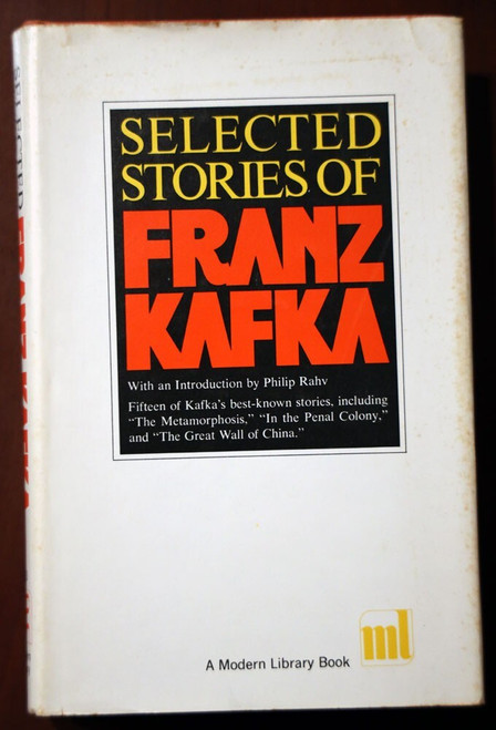 Selected Stories of Franz Kafka MODERN LIBRARY 1952 HC/DJ #283 - 15 Stories