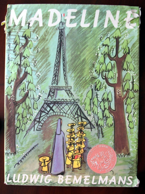 MADELINE by Ludwig Bemelmans c. 1967 HC/DJ Viking Press Vintage Children's Book