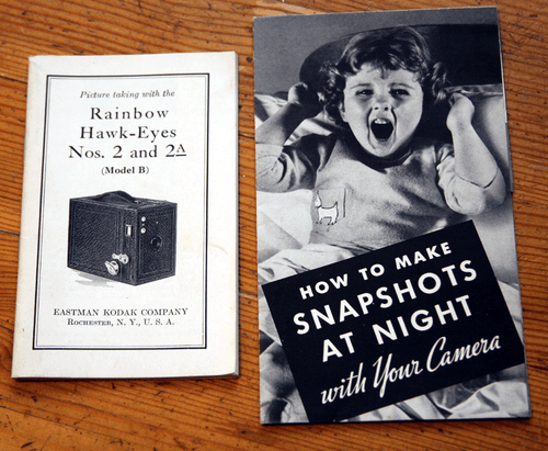 Rainbow Hawk-Eyes Nos. 2 & 2A (Model B) Eastman Kodak Co. Instruction Book 1930