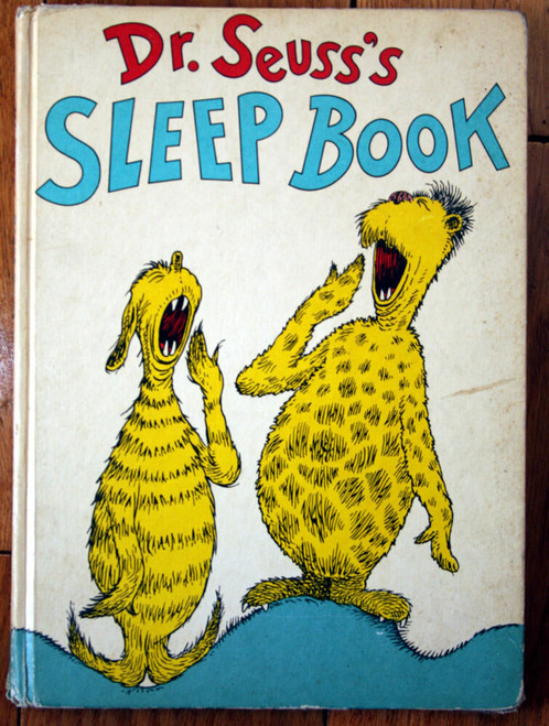 Dr. Seuss's SLEEP BOOK 1962 LARGE Hardcover VINTAGE Copy Random House