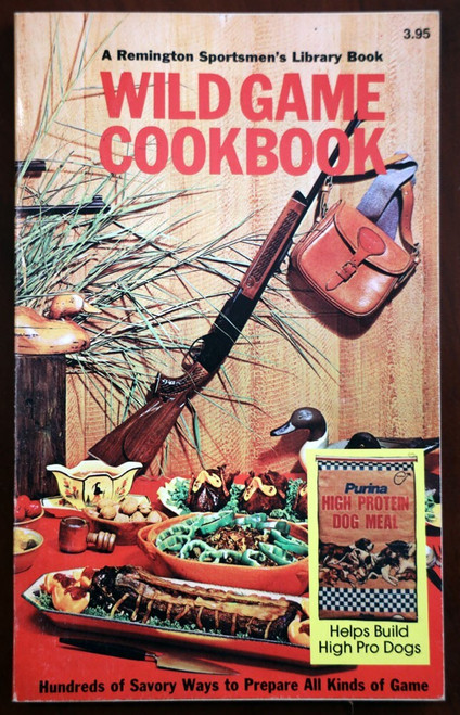 WILD GAME COOKBOOK Remington Sportsmen Library Book 1977 Hunting Vintage