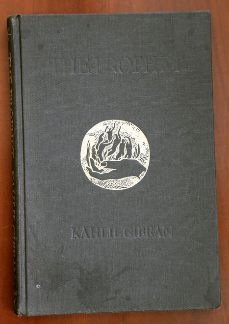 THE PROPHET by Kahlil Gibran 1966 HC 78th Printing Vintage Alfred A.Knopf Poetry