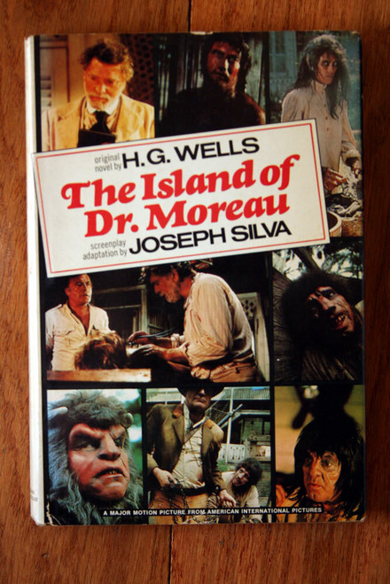 The Island of Dr. Moreau by H.G. Wells 1972 Joseph Silva HC/DJ Nelson Doubleday