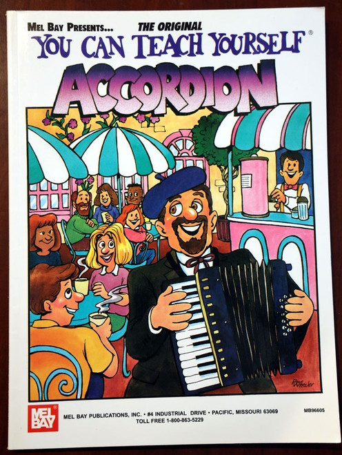 MEL BAY "You Can Teach Yourself" ACCORDION Sheet Music 1997 Book - Neil Griffin
