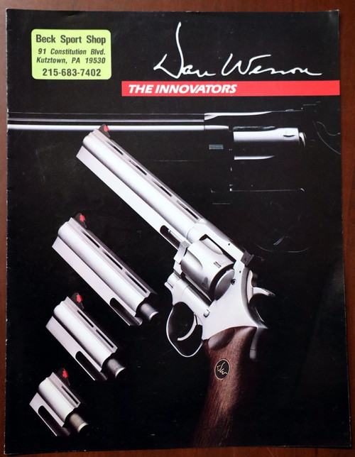 Dan Wesson Arms "The Innovators" Vintage Catalog GUNS/.22 RIMFIRE/.38 SPECIAL +