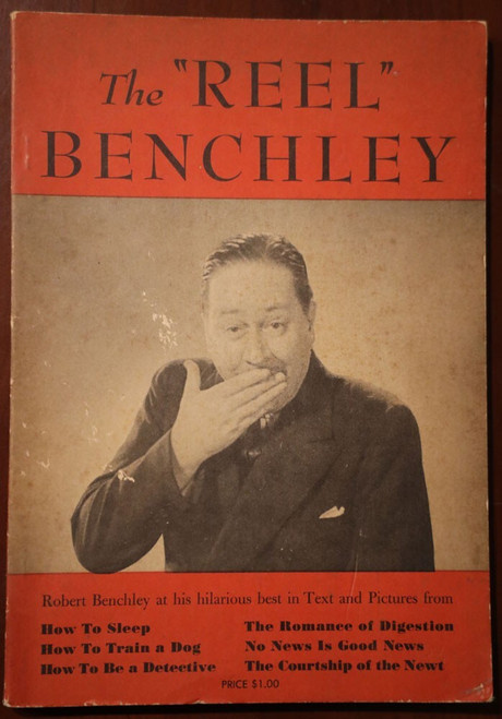 The "REEL" BENCHLEY 1950 Illustrated Vintage Book ROBERT BENCHLEY Humorist Actor