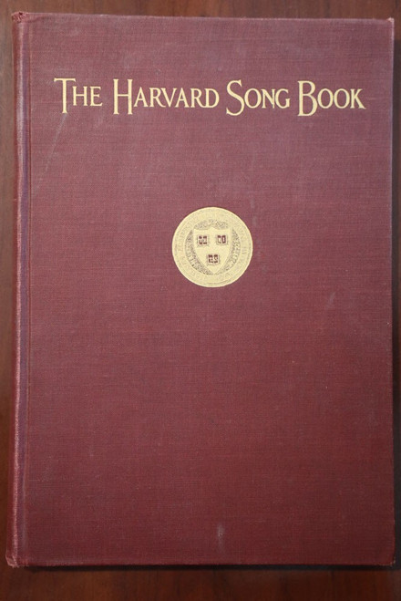 The Harvard Song Book 1924 Harvard Glee Club Cambridge MA Sheet Music University