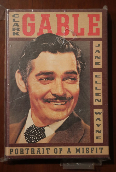 CLARK GABLE: Portrait of a Misfit by Jane Ellen Wayne HC/DJ 1993 Biography MOVIE