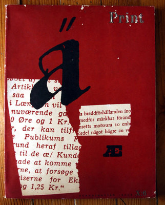 PRINT Scandinavia Issue X:6 (1957) Vintage Graphic Design Art Magazine