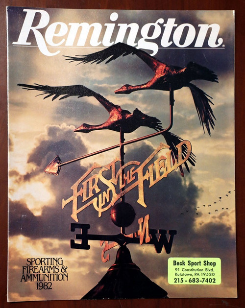 REMINGTON Sporting Firearms & Ammunition 1982 Catalog Guns/Shotguns/Rifles/Ammo