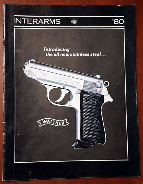 INTERARMS 1980 Walther Catalog American PPK/S + Price List - PISTOLS/RIFLES/GUNS