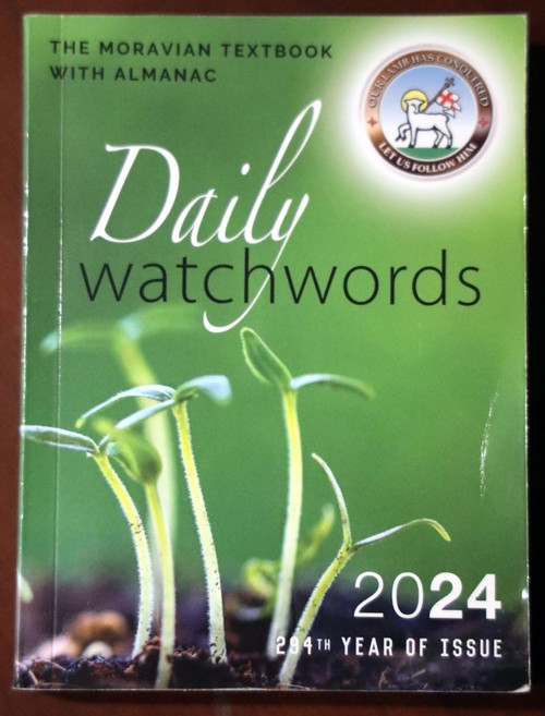 MORAVIAN DAILY WATCHWORDS 2024 Textbook w/ Almanac - Paperback - Moravian Church