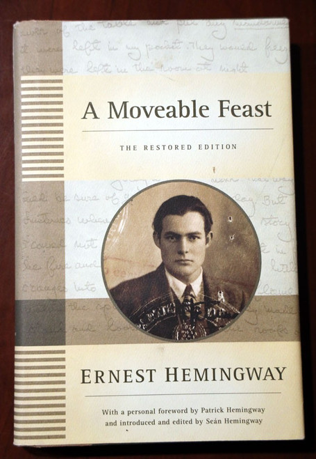 A Moveable Feast by Ernest Hemingway RESTORED EDITION 2009 Hardcover HC/DJ 1st