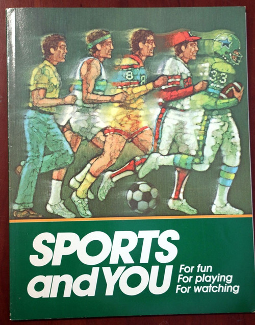 SPORTS AND YOU For Fun Playing Watching 1982 Avon Products Paperback + Poster