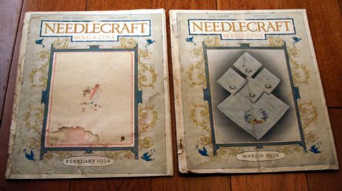 NEEDLECRAFT MAGAZINE 1924 Feb. & March Vintage