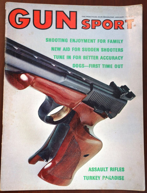 GUN SPORT Magazine January 1969 Vintage Issue Assault Rifles/Shooting/Hunting