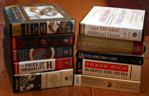 Lot of 10 Audiobooks History, Politics, Americana, Economics, Agatha Christie