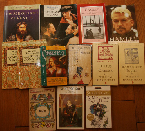 Lot of 13 Vintage & Newer WILLIAM SHAKESPEARE Paperback Books 1963-2001